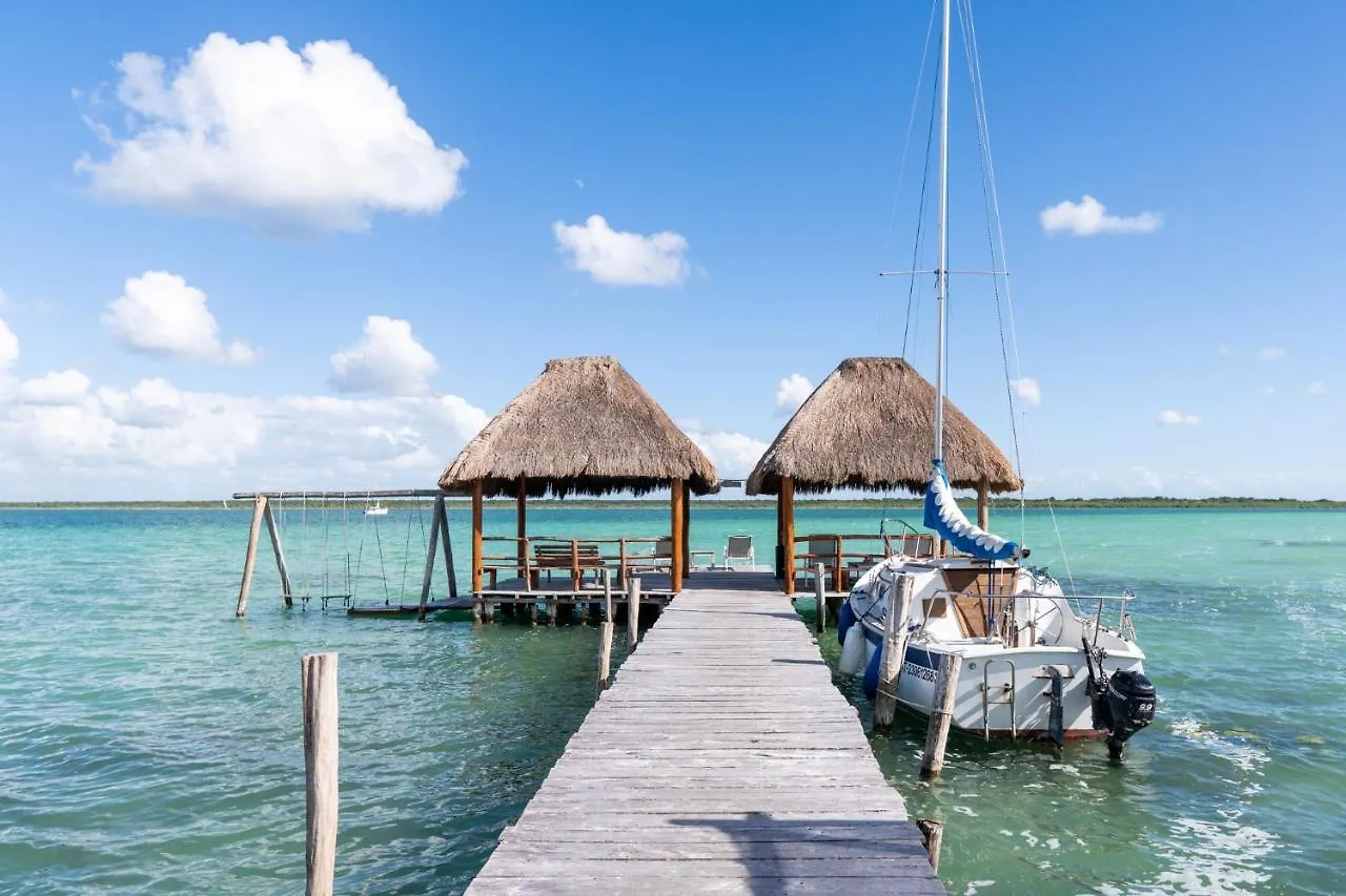 Private Bungalow @ Bacalar 7 Colors Lagoon Apartment 0*,  Mexico